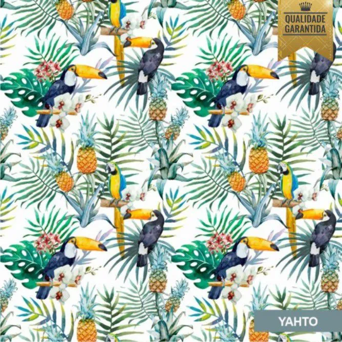 Papel de parede tropical aves