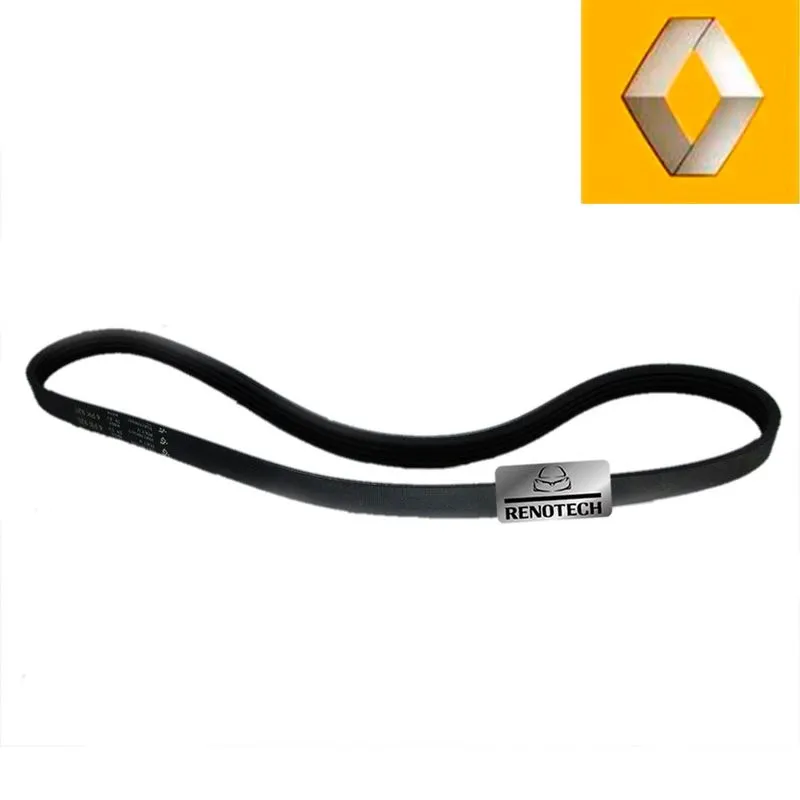 8200041850 - CORREIA DO AR CONDICIONADO - 4PK928 OU 4PK930 - PARA MOTORES 1.0 8V D7D / 1.0 16V D4D / 1.2 8V D7F - 1998 A 2014 - SANDERO II / CLIO II /