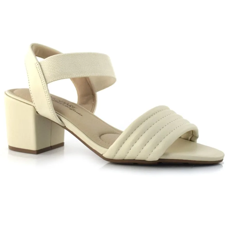 Sandália de Salto Bloco Modare Off White 7109.463.26114 35
