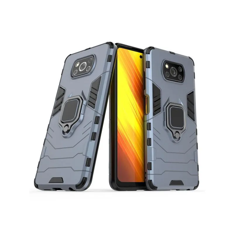 Capa Case Para Xiaomi Poco X3 Nfc Ou X3 Pro Com Anel
