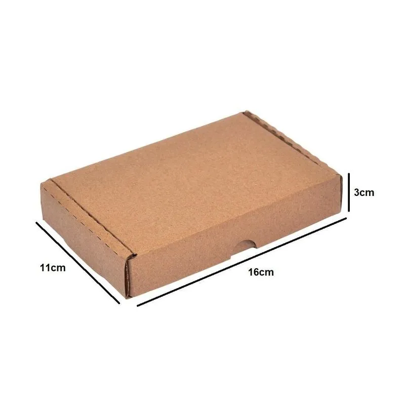 50 Caixas Papelão Mini Pac 16x11x3 Sedex