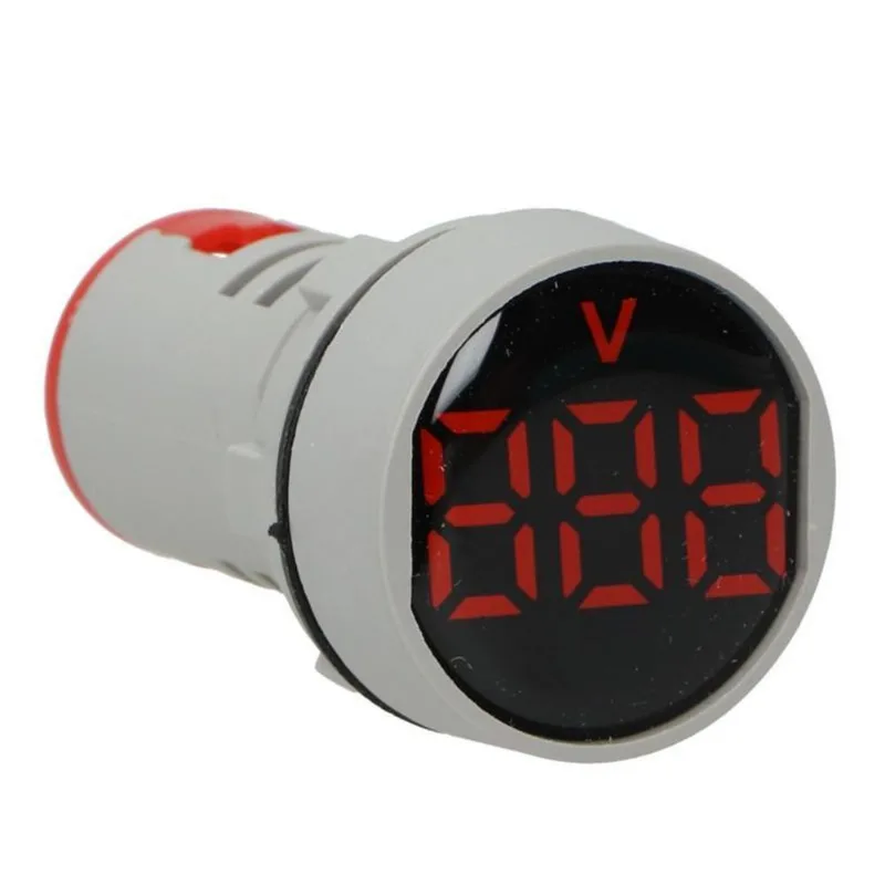Ad101-22vm Vermelho Voltímetro 6-100vcc