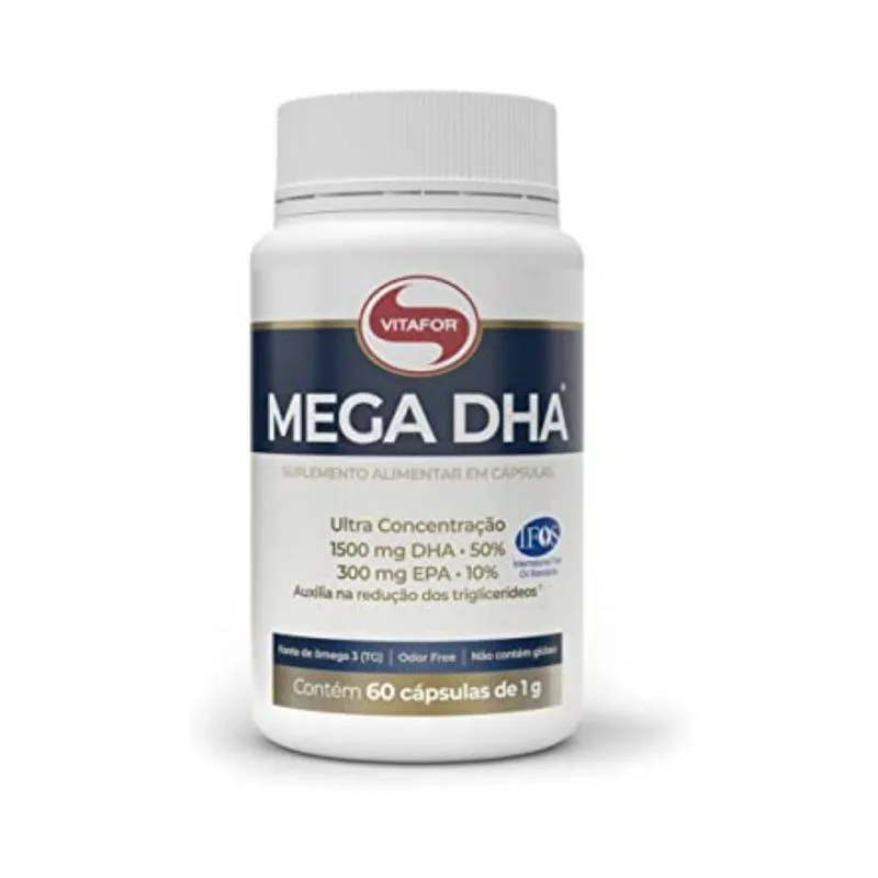 Ômega-3 Vitafor Mega Dha Vitafor 60 Capsulas
