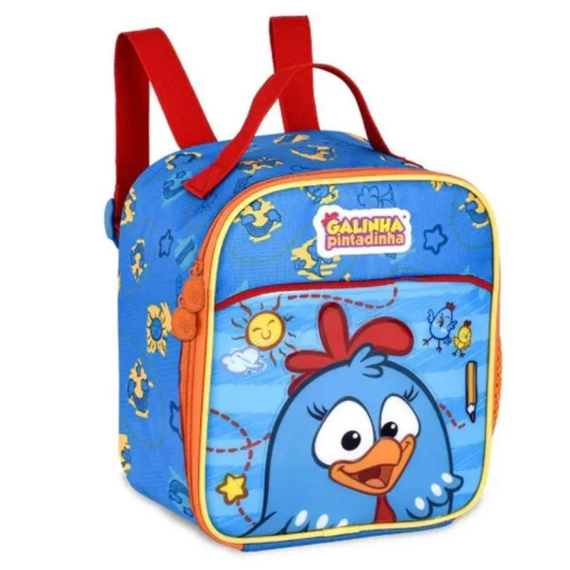 Lancheira Térmica Galinha Pintadinha Infantil Merendeira