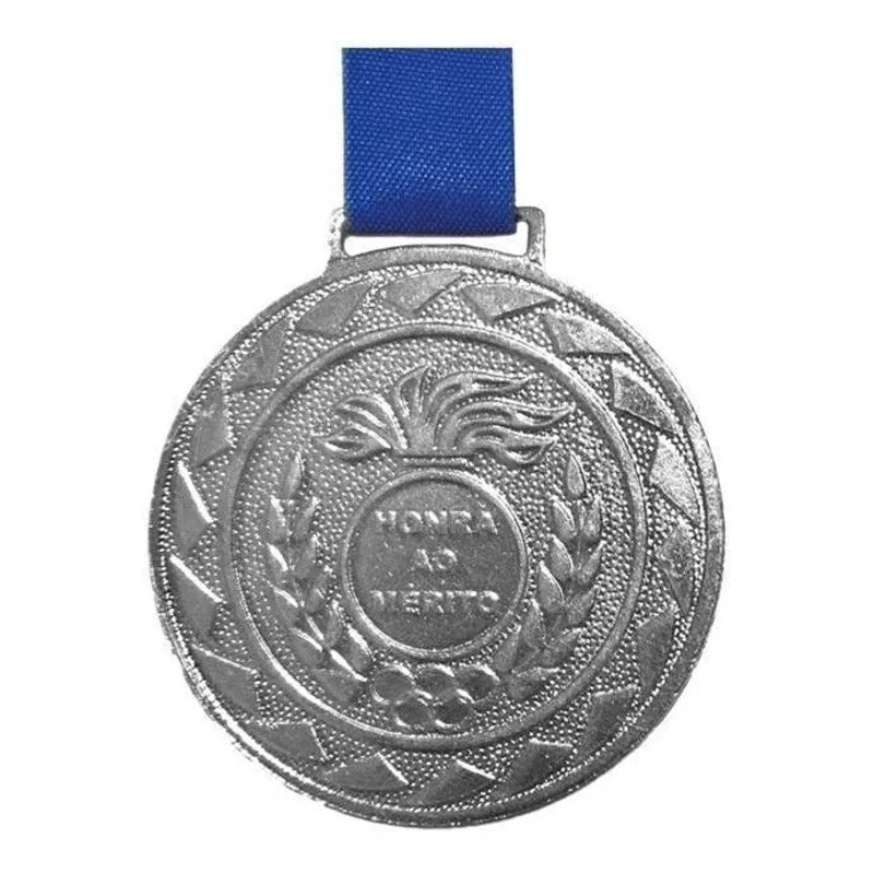 Kit Com 20 Medalhas De Prata M36 Honra Ao Mérito Fita Azul