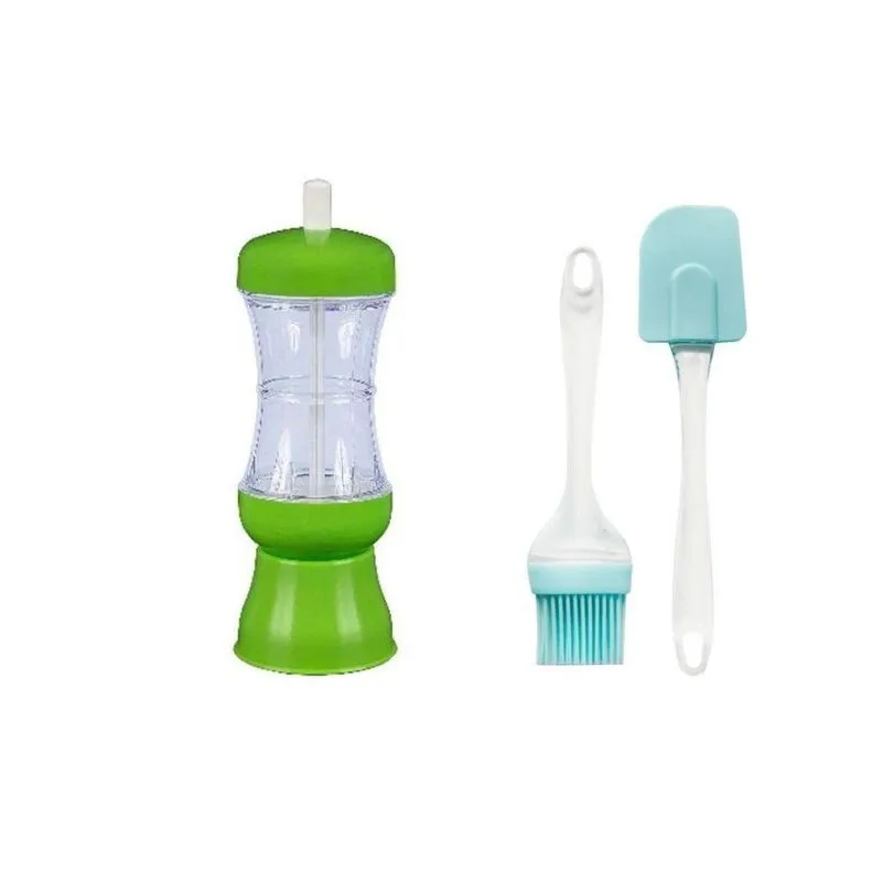 Kit Açucareiro De Mesa C/botão+ Espátula E Pincel P/cozinha