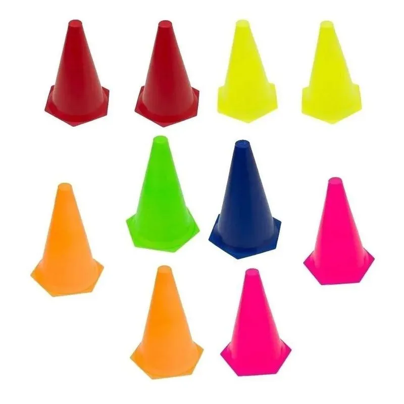 Kit 20 Cone 24cm Flexível Circuito Funcional Treinamento