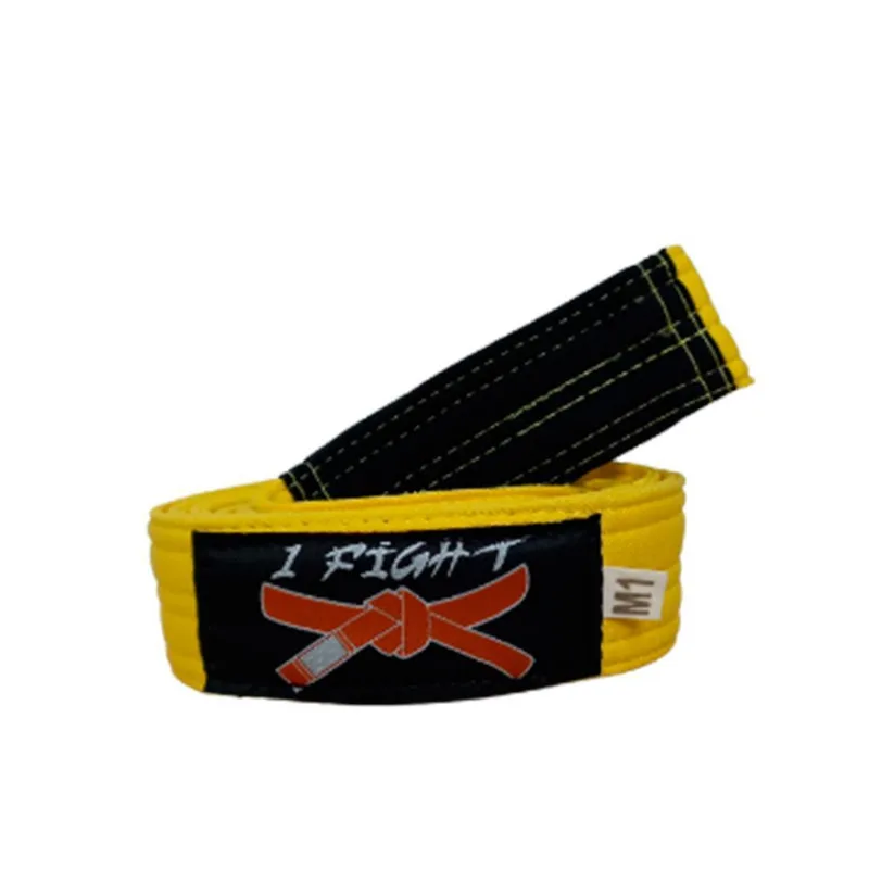 Faixa Kimono Judô Jiu-jitsu Ponta Preta Infantil - 1 Fit