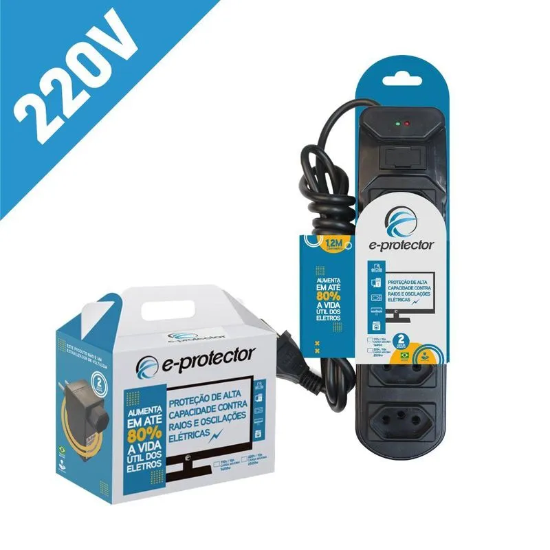 Kit Protetor De Raio E Surto Com 1 Sp23k + 1 Mp50x