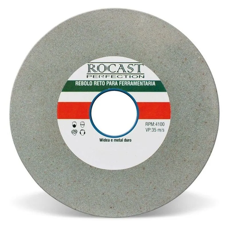 Rebolo De Vídea Para Moto Esmeril - Med. 6 X 3-4 - Grão 100