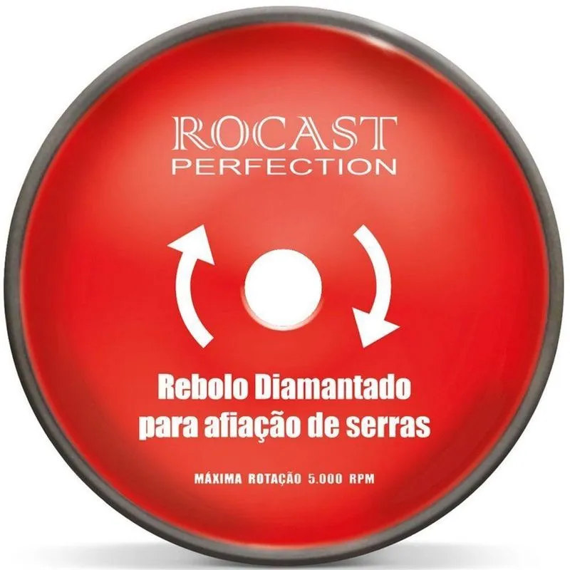 Rebolo Para Afiação De Serras - Med. 150x5x1,5 ,0001 - Rocast