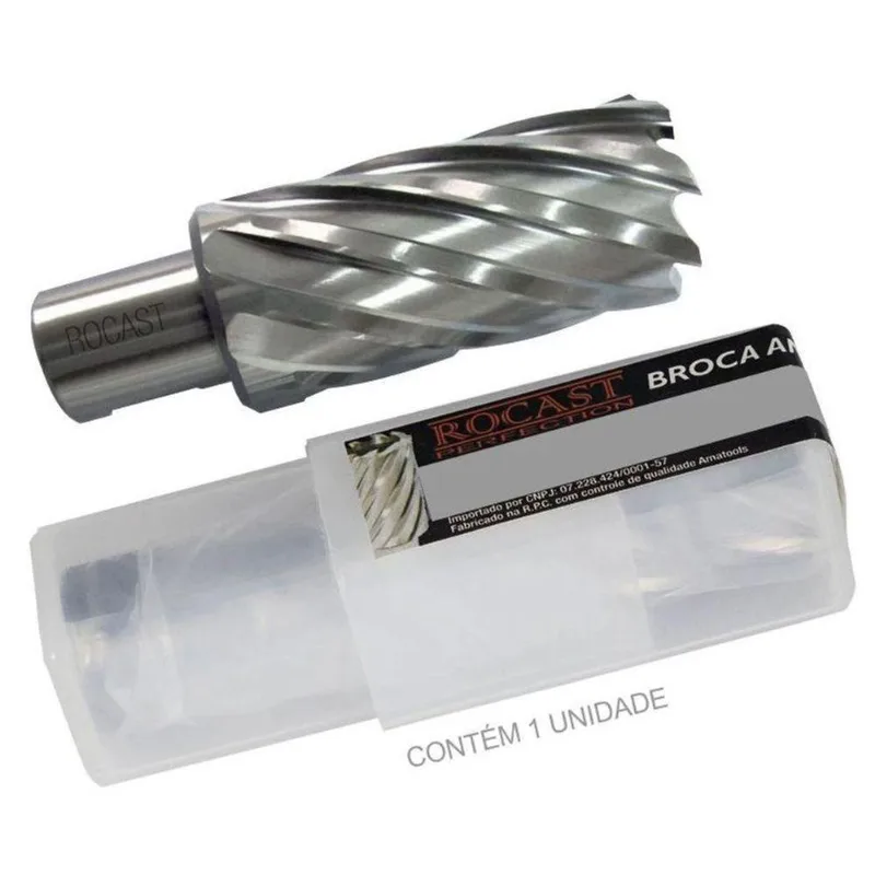 Broca Anular - 21,0 X 30,0mm - Aço Rápido - Ref. 88,0010 - Rocast