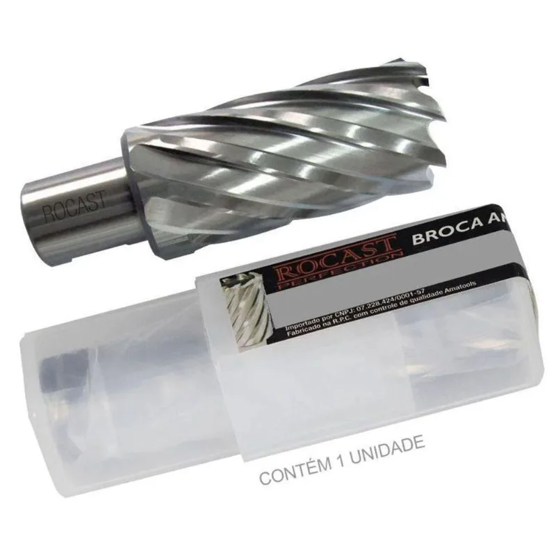 Broca Anular - 21,0 X 50,0mm - Aço Rápido - Ref. 88,0035 - Rocast