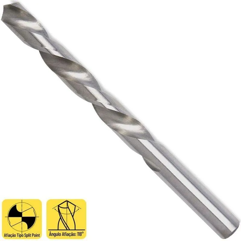Broca Haste Paralela Esquerda - 3,0mm - 10 Peças - 115,0001 - Rocast
