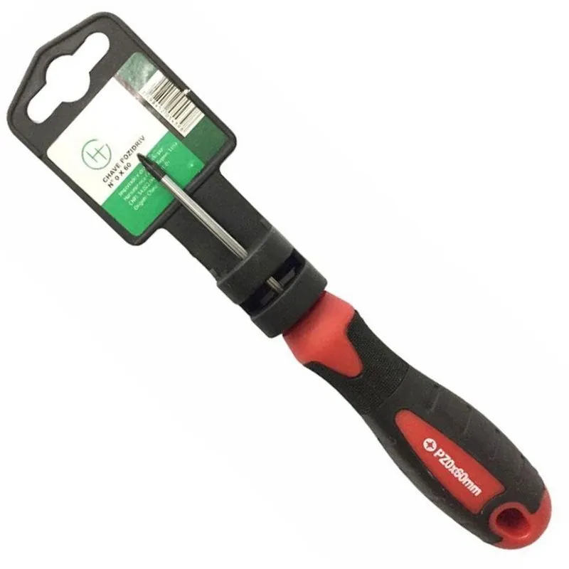 Chave Philips Pozidriv N° 0 - Comp. 60mm - 1 Peça