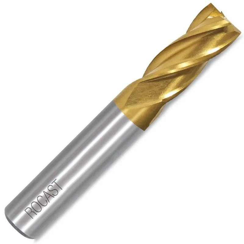 Fresa De Topo Reto 4 Cortes - 6,5mm - Com 8% Cobalto, Din 844 An - 261,0010 - Rocast