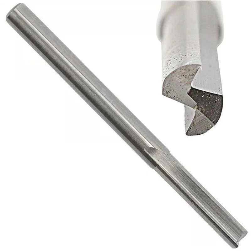 Fresa Metal Duro Para Router Cnc - Med. 4,0 X 32mm - Mdf, Acm - Corte Reto, 2 Cortes - Jg Tools