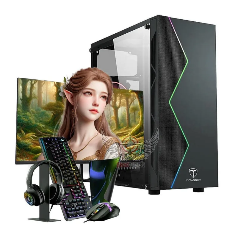 Pc Gamer Barato Completo I5 Ssd /16Gb Kit + Monitor 21 Full Hd