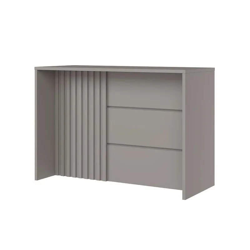 Balcão De Cozinha Modulado Gourmet Requinte Cinza - Henn