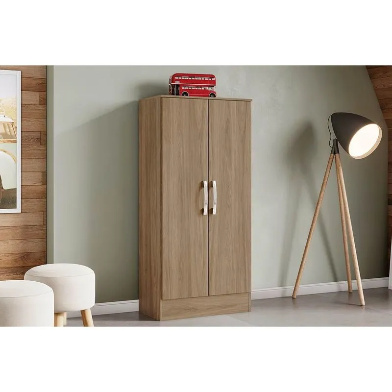 Armário Multiuso Lavanderia Zafira B14 c/ 2 Portas Rústico - Henn