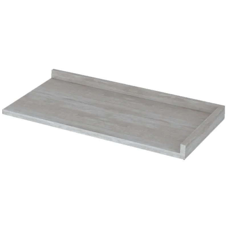 Tampo p/ Balcão Cozinha Gabinete Canto Reto 94x54cm Calcare - Henn