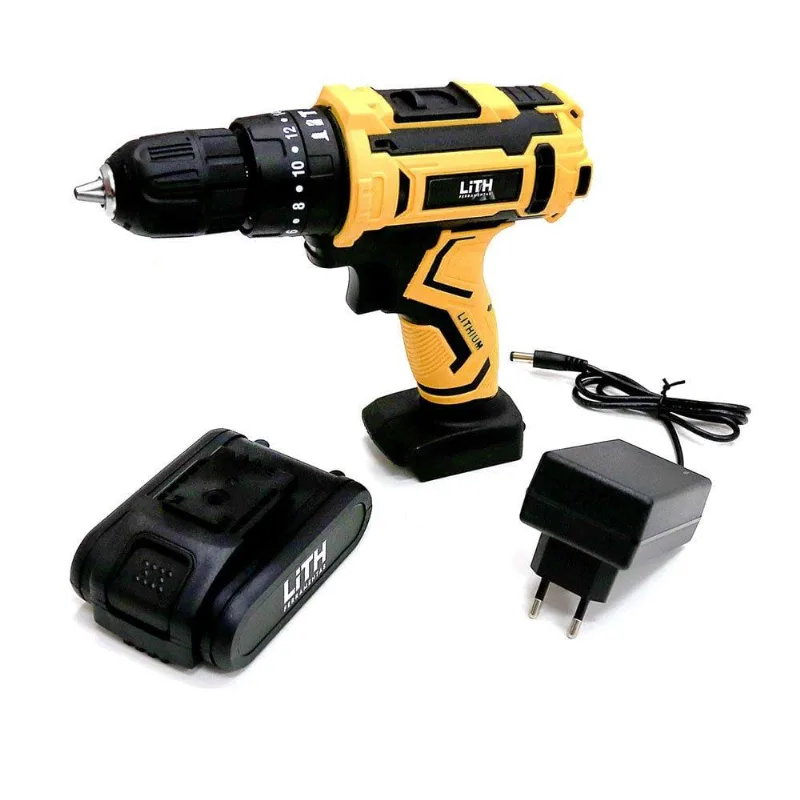 Furadeira de Impacto a Bateria 18V Li-Ion 3/8 Pol. com Carre