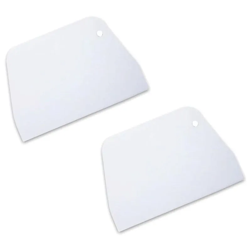 Kit 2 Unidades Raspador De Plástico Para Confeitaria 13,5Cm