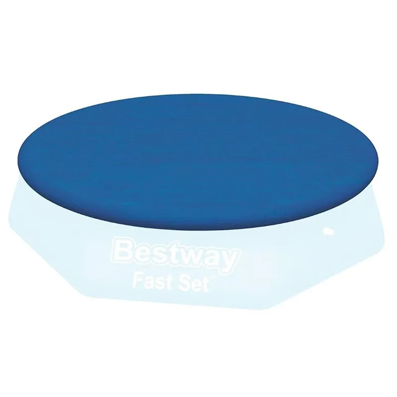 Capa Para Piscina Inflável Bestway 2,44 Metros Em Polietileno