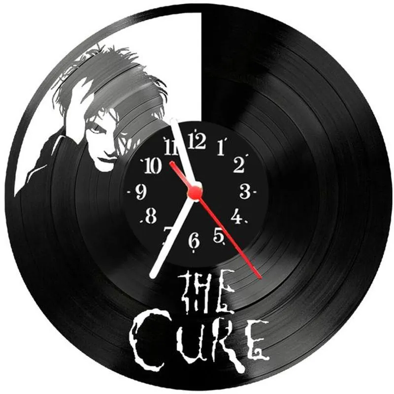 Relógio Parede Vinil Lp Ou Mdf The Cure Rock Banda 2
