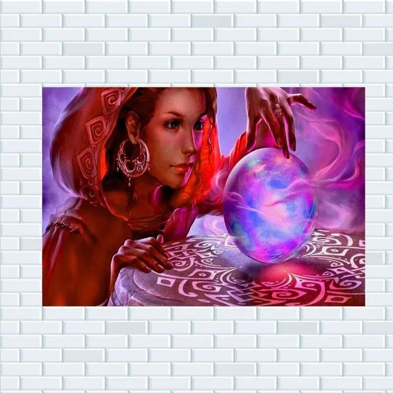 Placa Decorativa Mdf Magia Cigana Tamanho 20x27cm