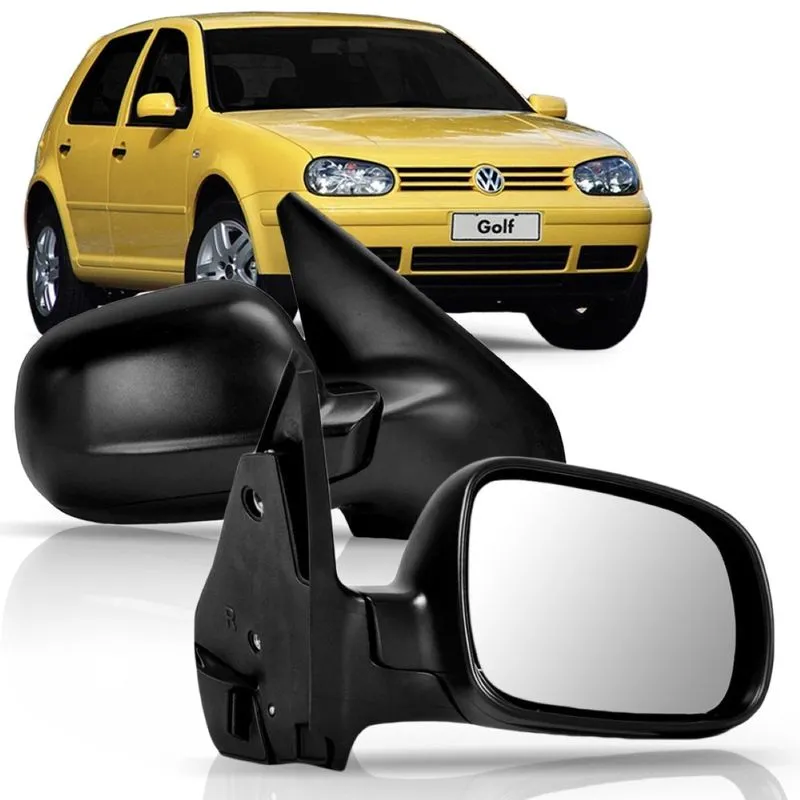 Retrovisor Golf Pequeno Elétrico 1998 1999 2000 2001 2002 2003 2004 2005 2006 Lado Direito