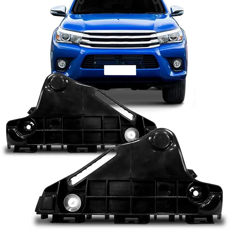 Par Guia Suporte Parachoque Dianteiro Hilux Srv 2018