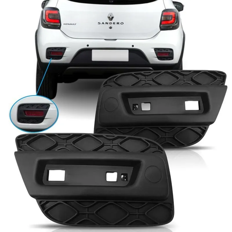 Moldura Acabamento Parachoque Traseiro Sandero Stepway 2015 2016