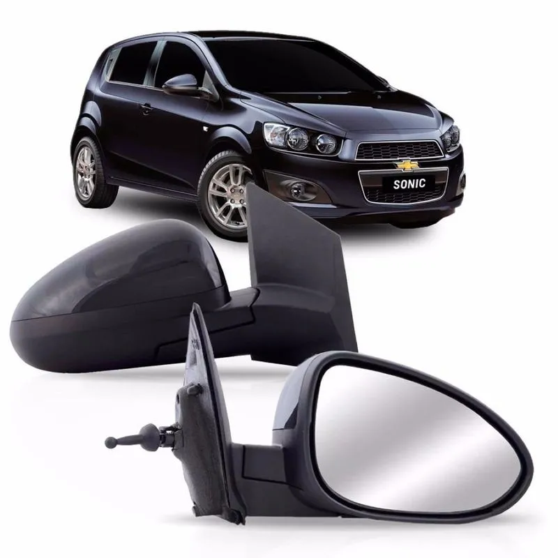 Retrovisor Sonic Chevrolet Controle Manual Direito