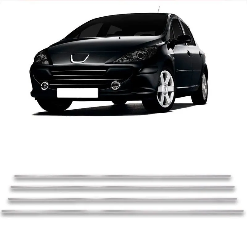 FRISO GRADE PARACHOQUE DIANTEIRO PEUGEOT 307 2006 A 2014 CROMADO