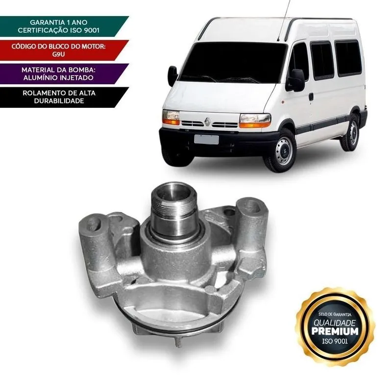 Bomba D'agua Master 2.5 16v Diesel 2005 06 07 08 09 Á 2013