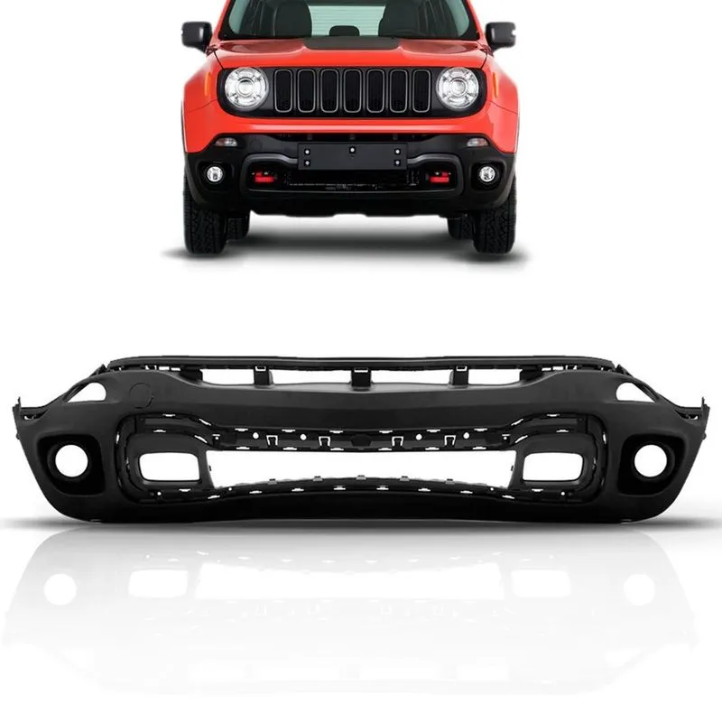 Parachoque Dianteiro Renegade Trailhawk 2015 A 2018 Texturizado Preto