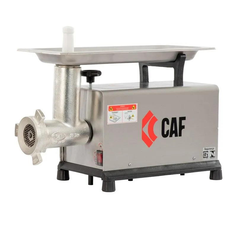 Moedor Picador de Carne Elétrico Comercial Boca 10 SM-I 0,5CV CAF10 Bivolt - CAF P010221112