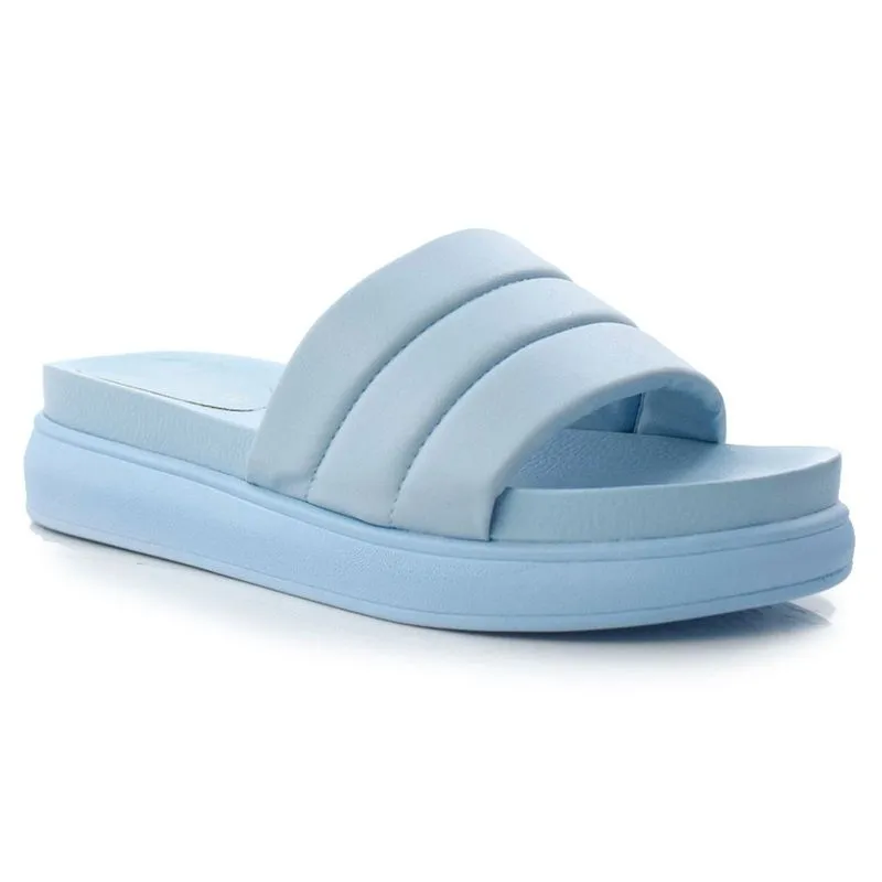 Tamanco Flatform Feminino Via Marte Azul 21-19903-02 35
