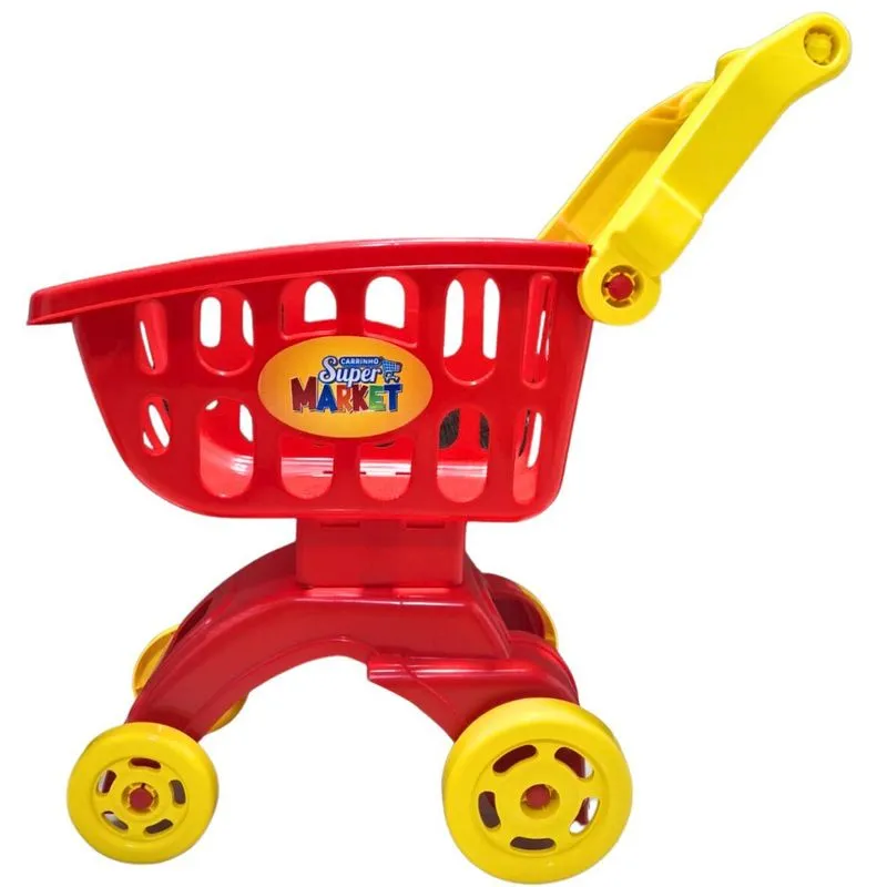 Carrinho De Compras Infantil Super Market Mercadinho