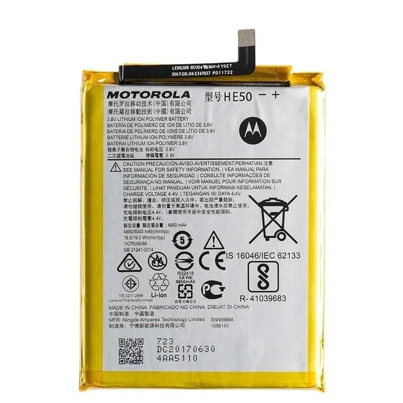 Bateria He50 Moto E4 Plus Xt1773 Xt1770 E5 Plus Xt1924