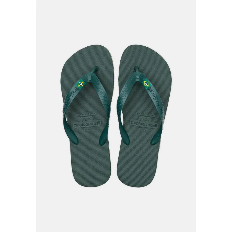Chinelo Tropical Brasil Brasileiros Verde - 33