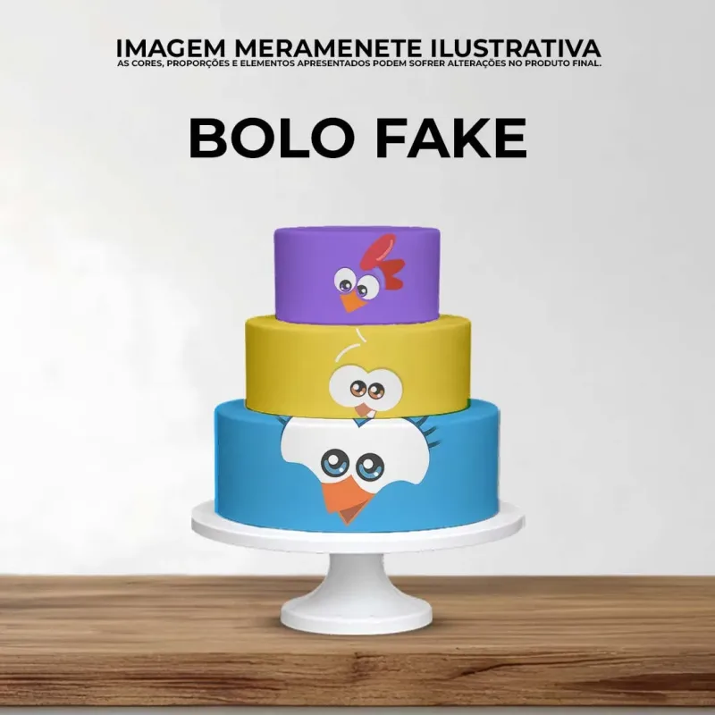 Capa de Bolo Galinha Pintadinha