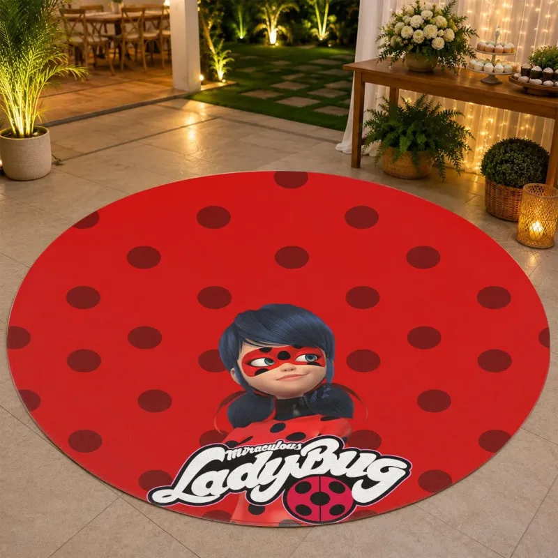 Tapete Redondo Lady Bug