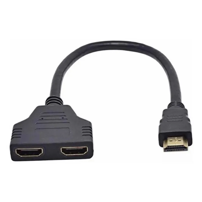 Cabo Divisor Duplicador Y hdmi Macho X 2 hdmi Femea