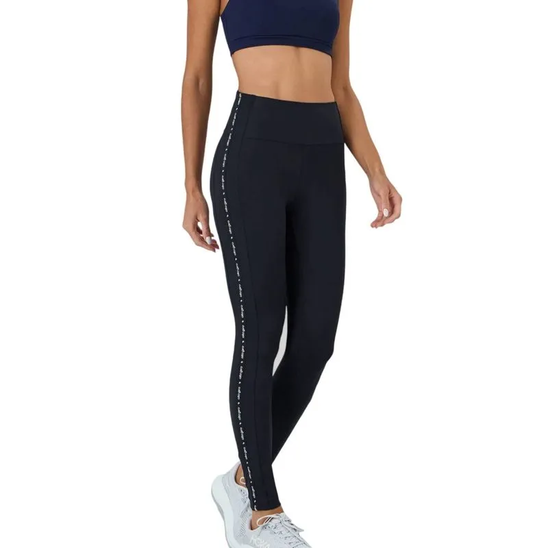 Calça Legging Alto Giro Elástico Personalizado 2631307-C0049 G / PRETO-BRANCO