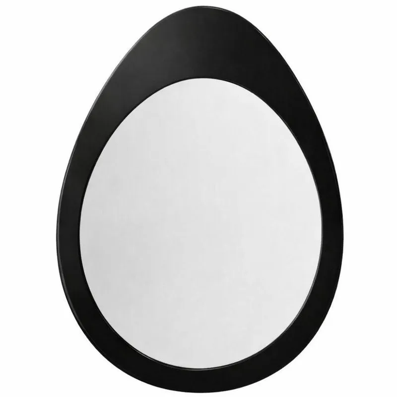 Espelho Decorativo Lume Preto 75 Cm