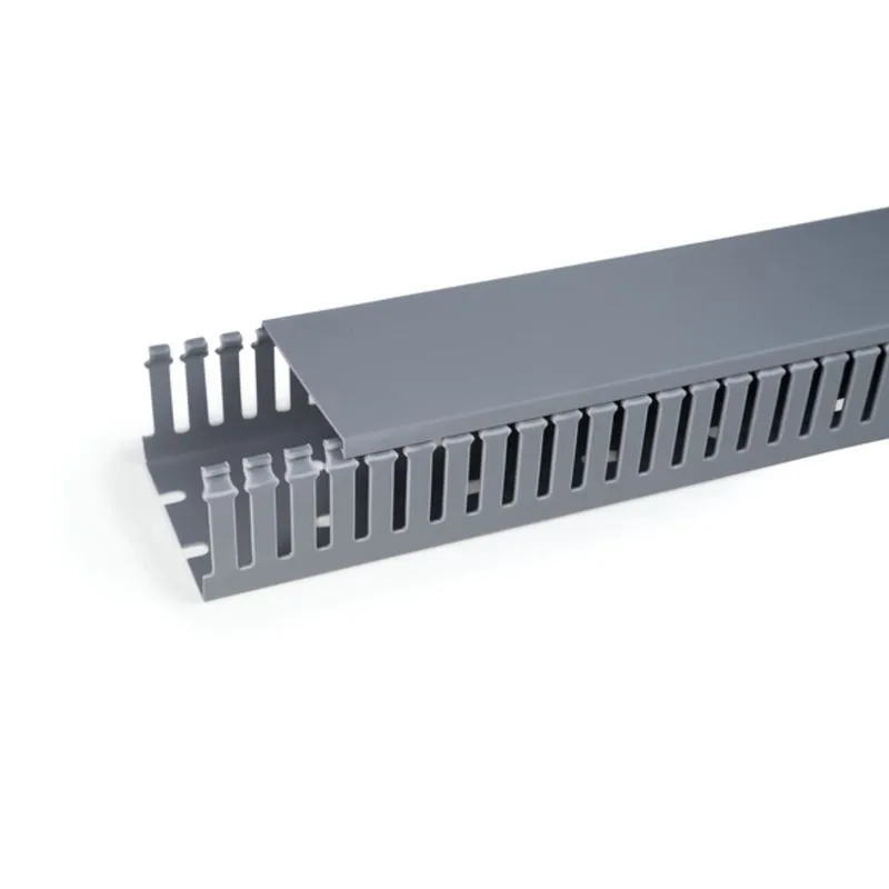 Canaleta Recorte Aberto 30x80mm 2 Metros Cinza HD8P 011800270 Hellermann