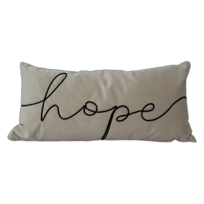 Almofada Decortextil Veludo Hope 20X52 Cm