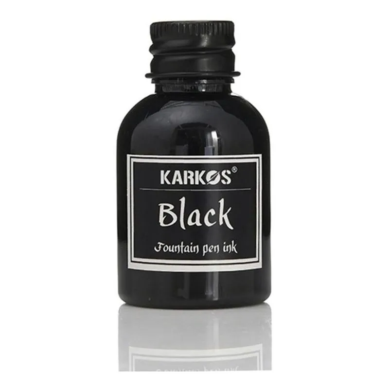 Tinta Nankim Preto Caneta Bico De Pena Tinteiro 30ml